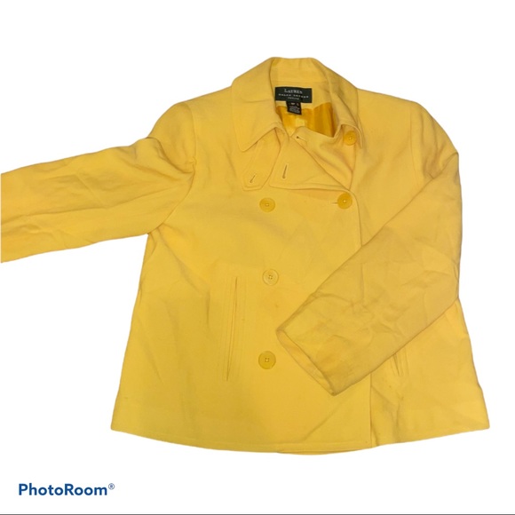 Ralph Lauren Jackets & Blazers - Yellow Ralph Lauren Jacket, Size 8p good condition